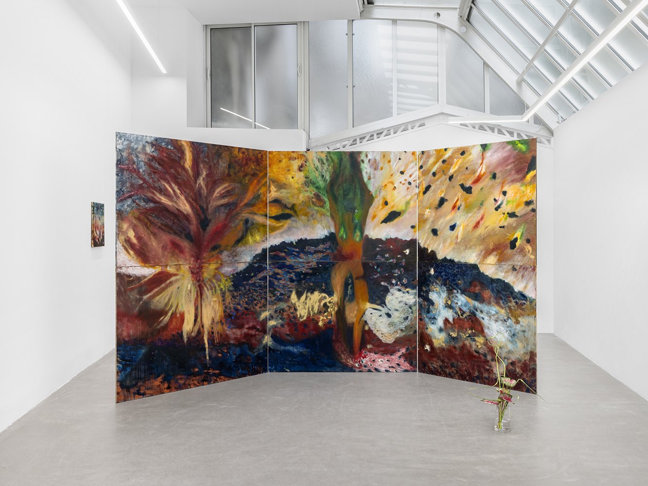 Installation view of The Animal We Carry, Bremond Capela, Paris, France, 2026